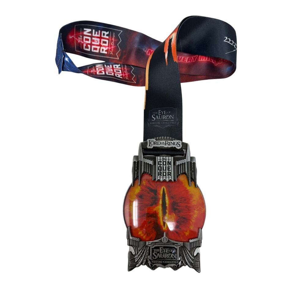 Lord Of The Rings The Conqueror The Eye Of Sauron Virtual Challange Medal